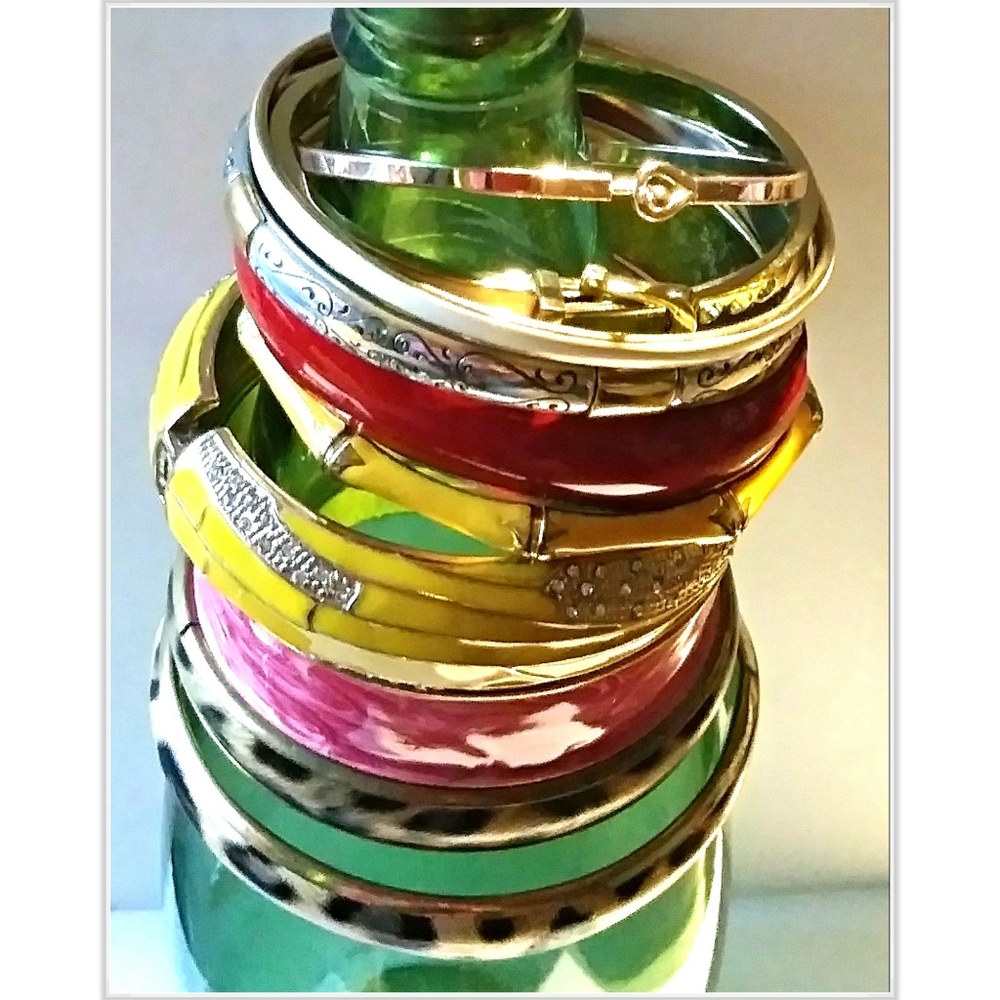 10 Metal Bangle and Cuff Bracelets